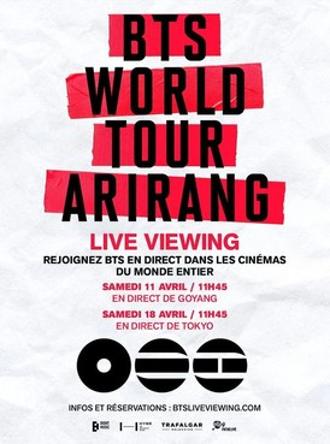 BTS WORLD TOUR ARIRANG IN GOYANG: LIVE VIEWING