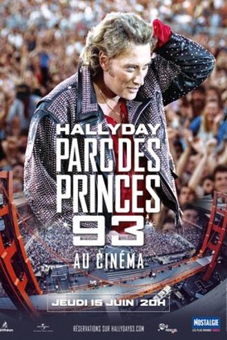 JOHNNY HALLYDAY PARC DES PRINCES 93 AU CINEMA