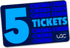 Carte UGC 5 tickets