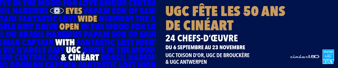 UGC fête les 50 ans de Cinéart