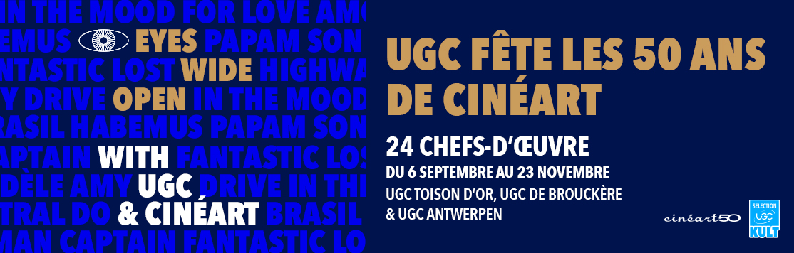 UGC fête les 50 ans de Cinéart