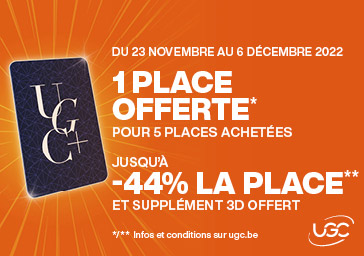 1 place offerte pour 5 places achetées