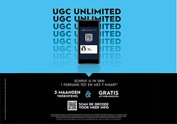 UGC Unlimited : Cinema is mijn ding. 3 maanden verbintenis, dat zie ik zitten!