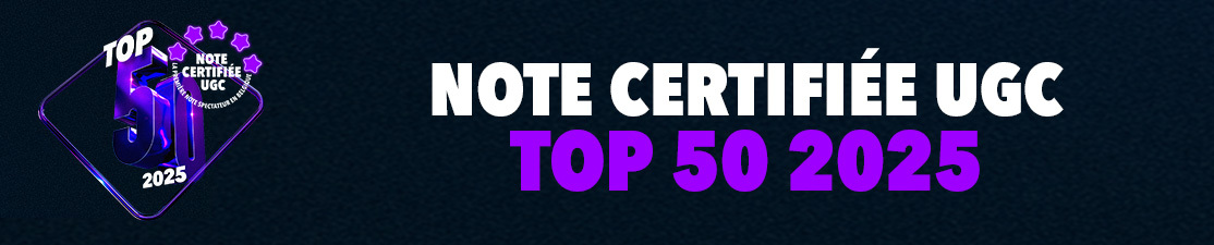 Note certifi&eacute;e UGC - Top 50 2025