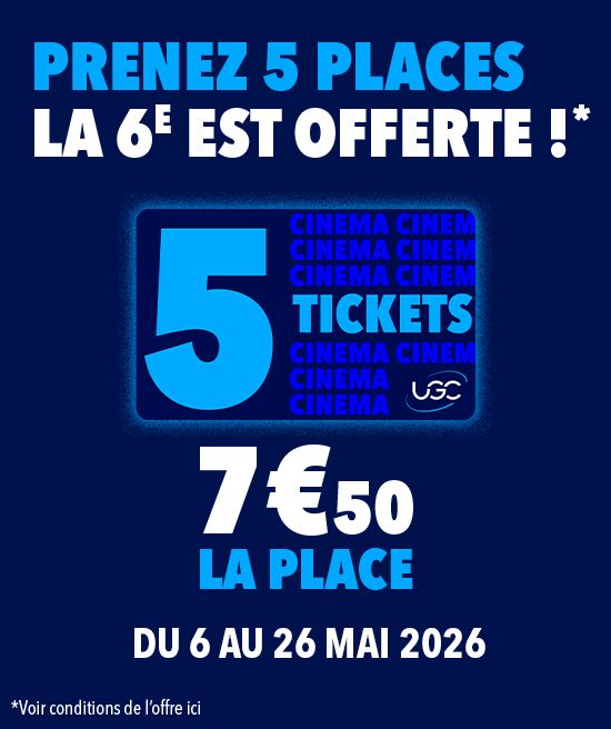 Carte UGC 5 tickets