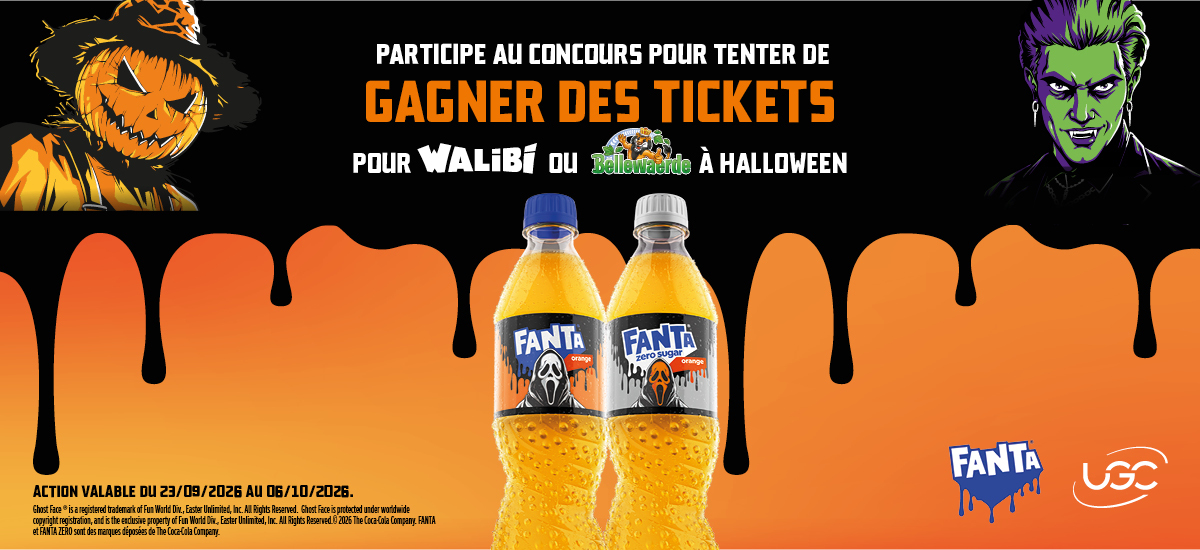 Gagne des tickets pour Walibi ou Bellewaerde pour Halloween