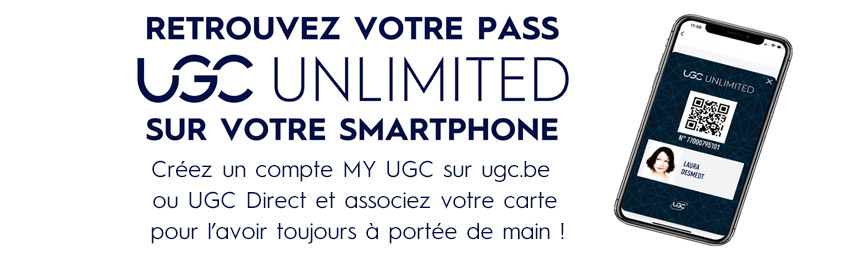 Retrouvez votre carte UGC Illimité dans votre smartphone