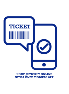 KOOP JE TICKET ONLINE OF VIA ONZE MOBIELE APP