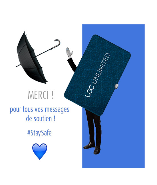 Merci pour tous vos messages de soutien ! #StaySafe