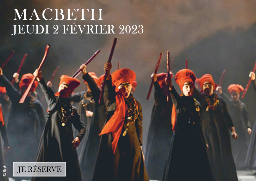 Macbeth le jeudi 2 février 2023